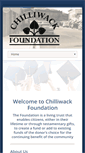 Mobile Screenshot of chilliwackfoundation.com