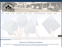 Tablet Screenshot of chilliwackfoundation.com